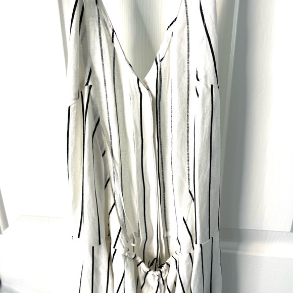 Stradivarius Women Wide Leg Halter Neck Jumpsuit Striped Size- Small - Picture 7 of 8